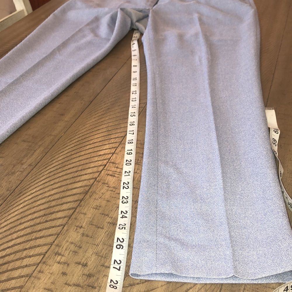 NWT Coupe Etroite 🇫🇷 4 Pocket Slim Pants in Ice 🧊 Blue w/Elastane Stretch - Picture 9 of 17